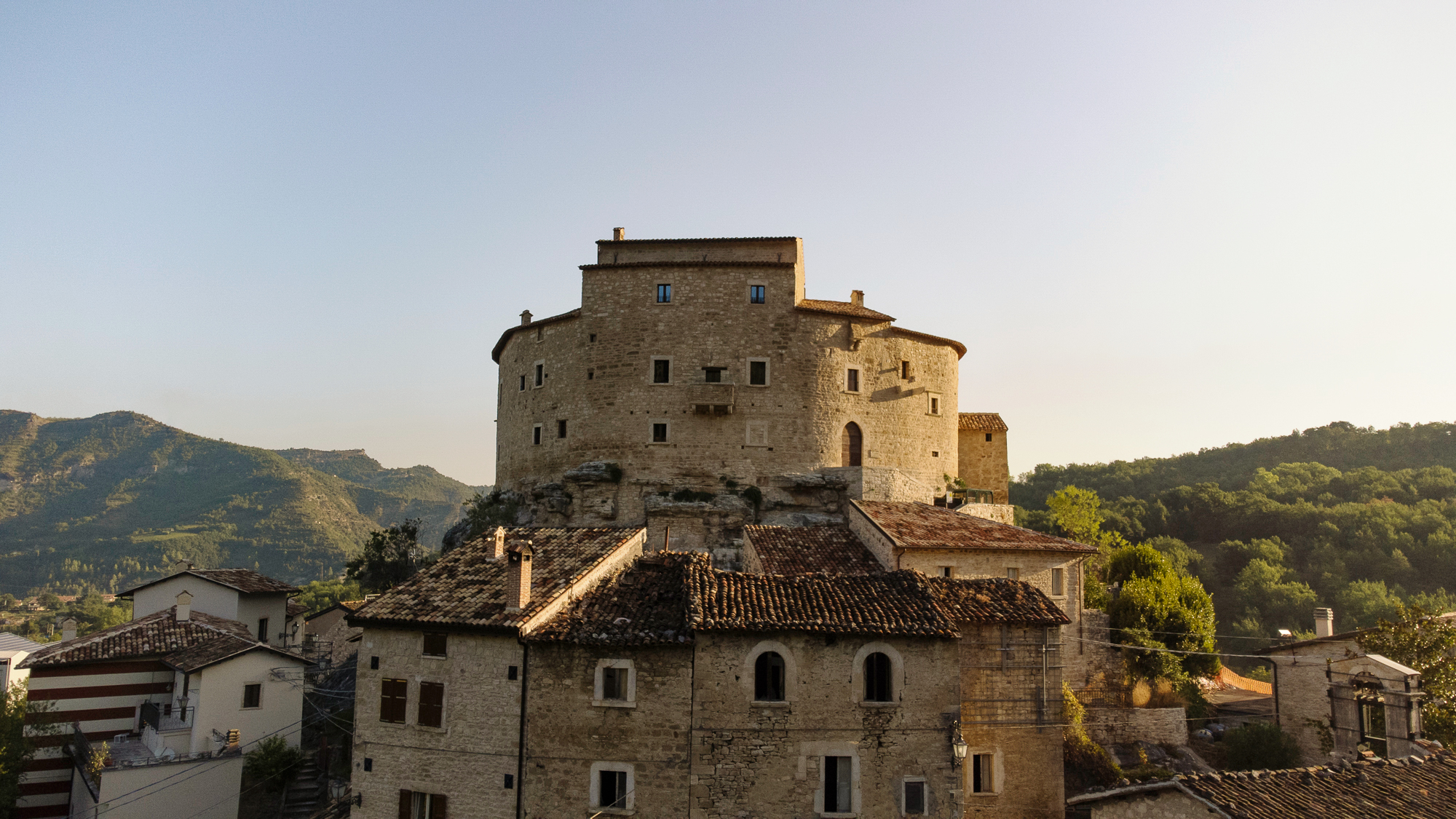 Castello di Luca - in the morning sun
