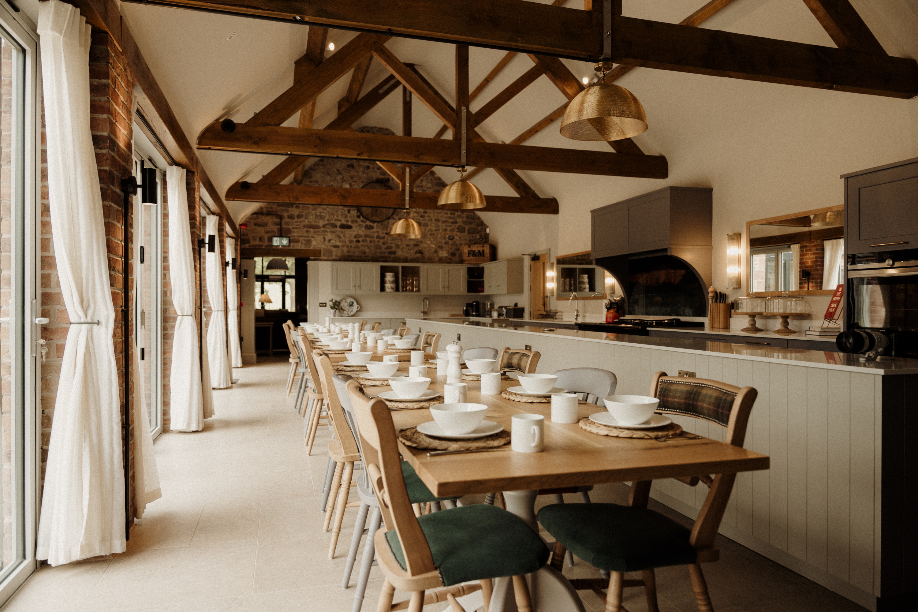 Low Barn Flakebridge - the Glass Room dining