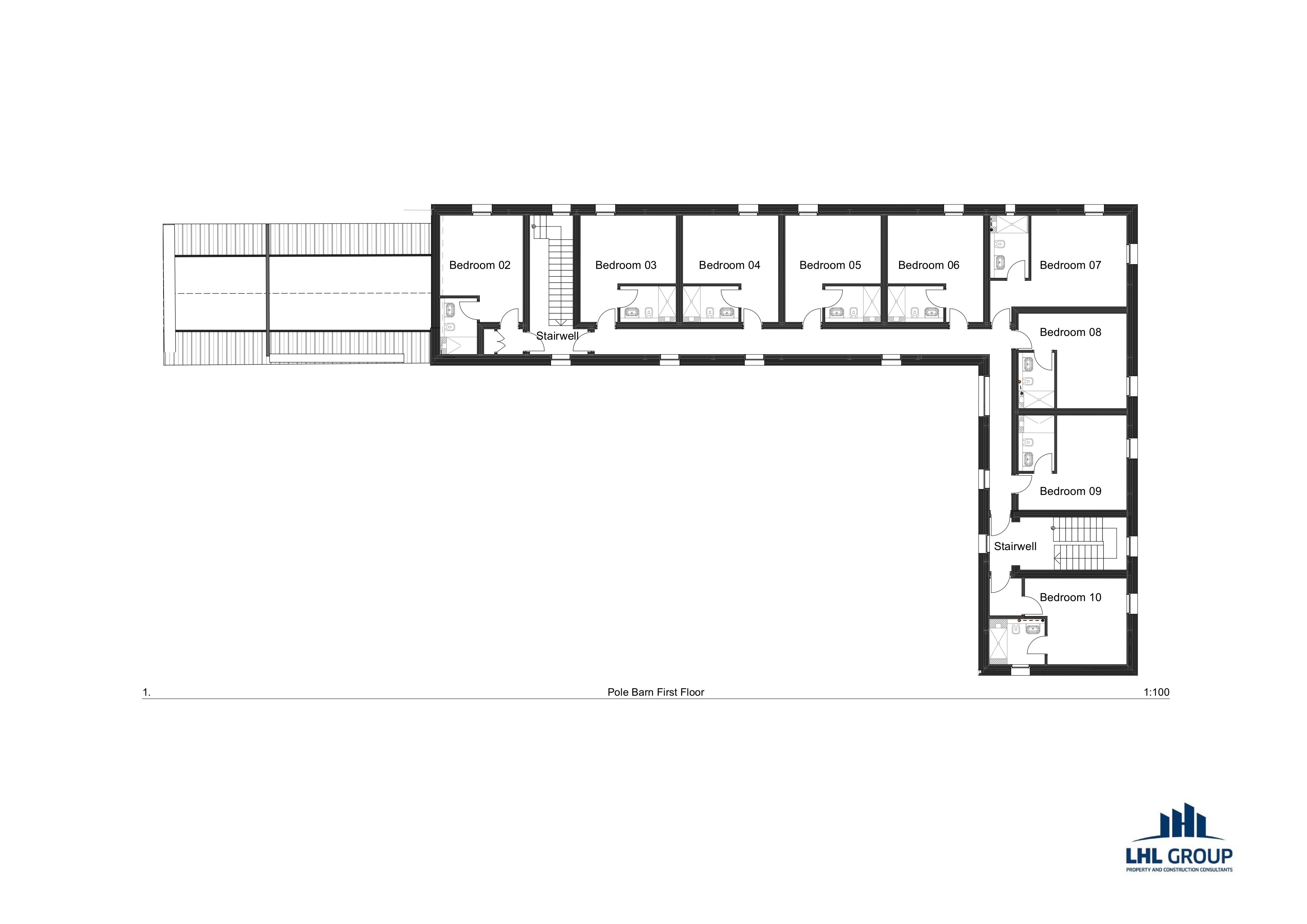 Pole Barn at Flakebridge - first floor
