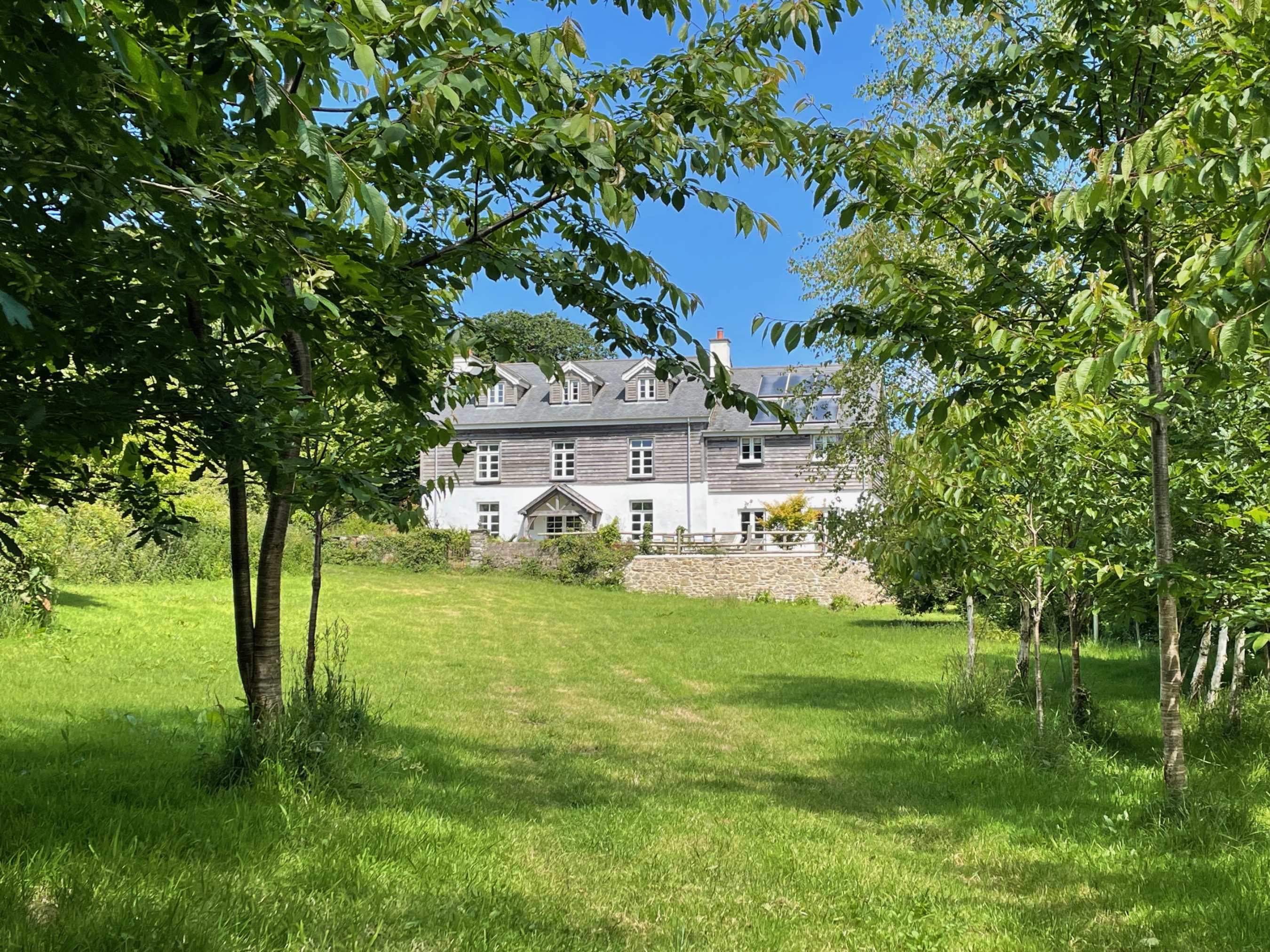 Crowborough Farmhouse - through the trees