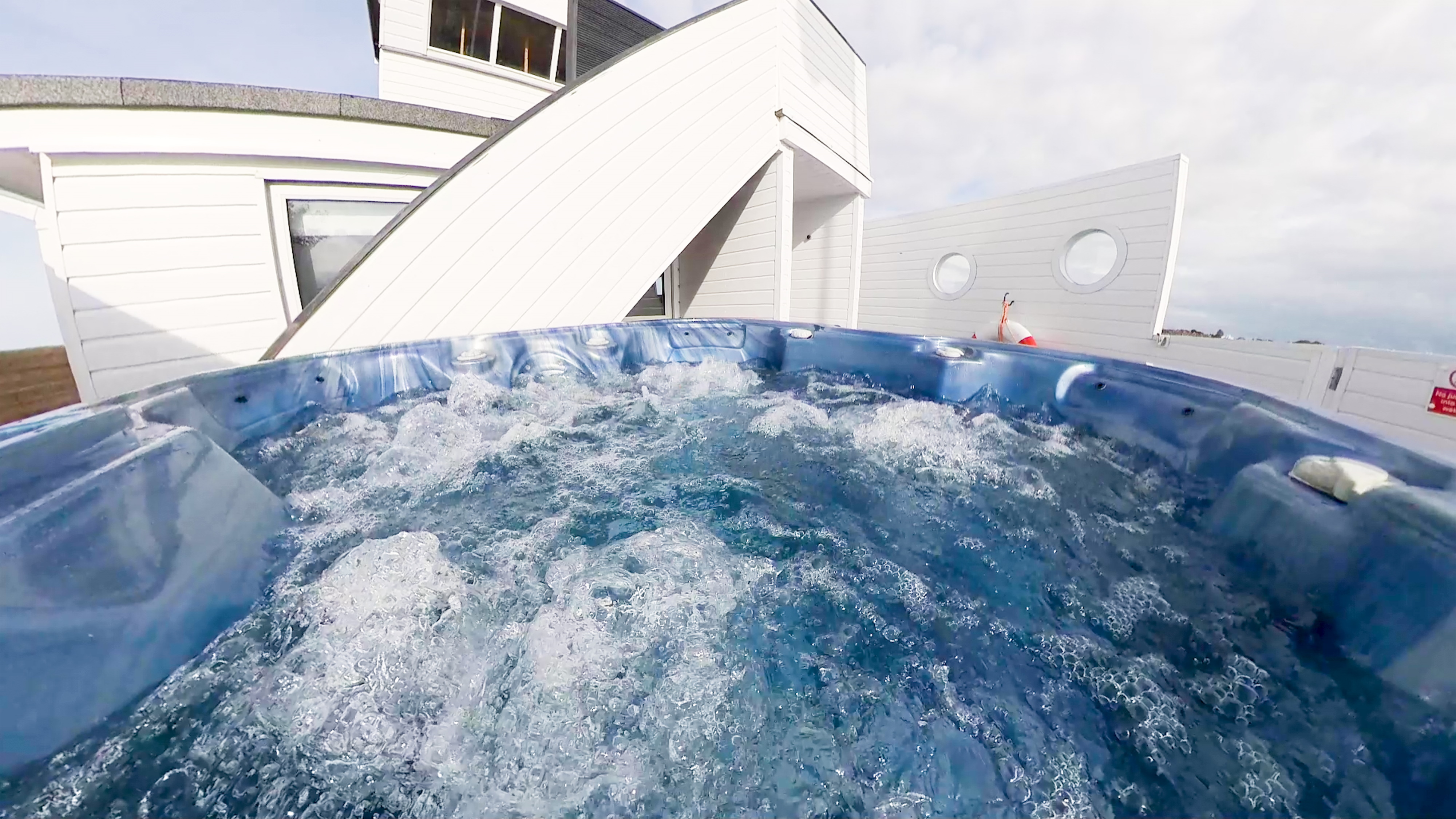 Lady of the Twizzle - on board luxury hot tub