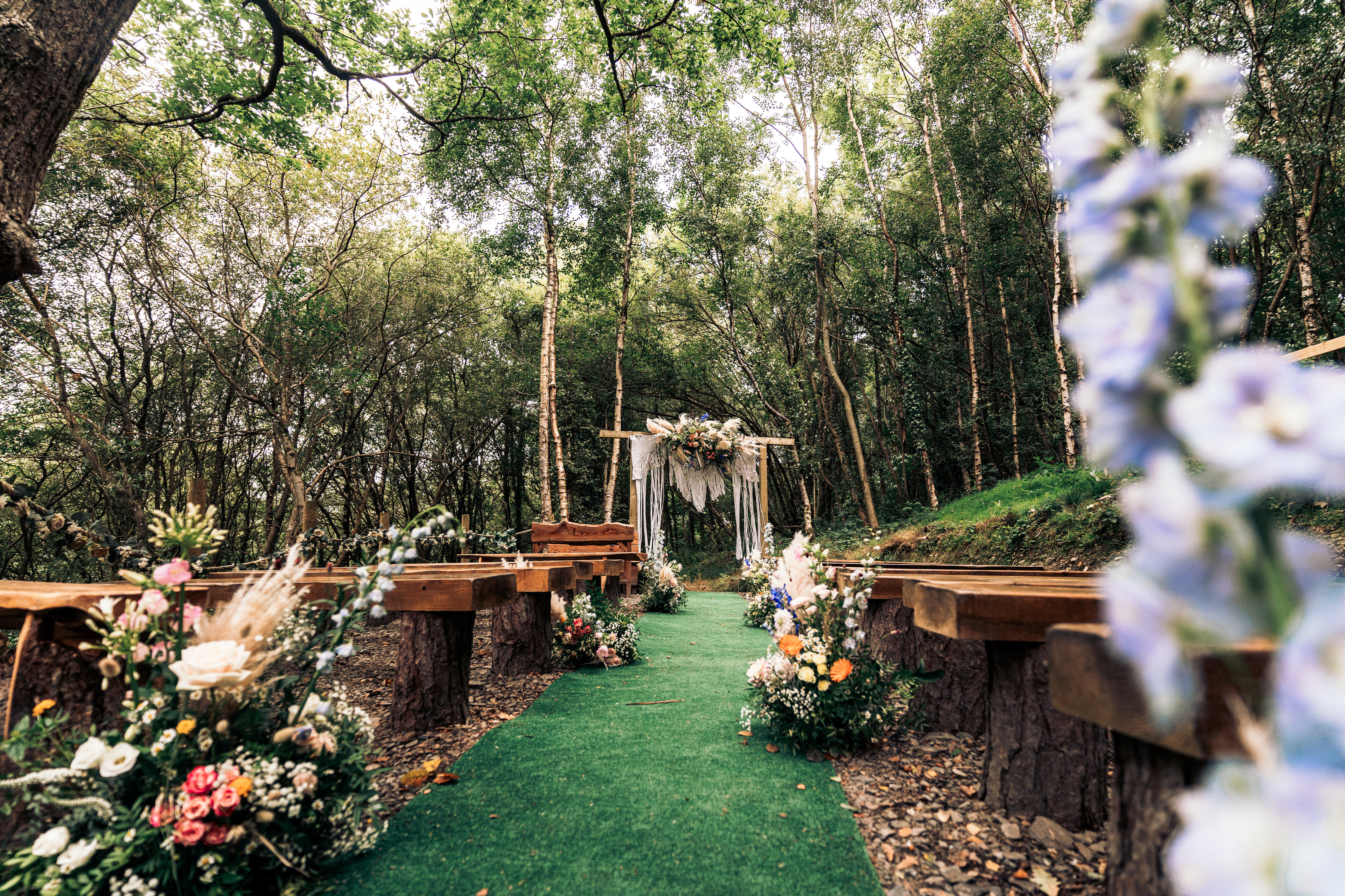 Glyngynwydd Cottages - set up for micro weddings