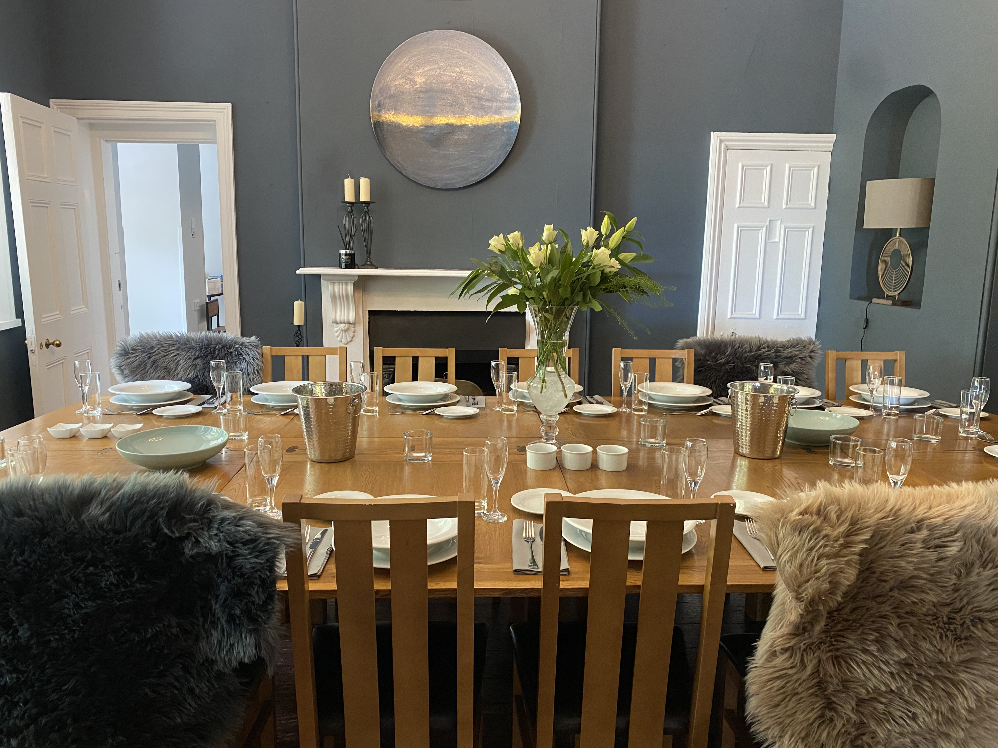 Beaconside House - formal dining table