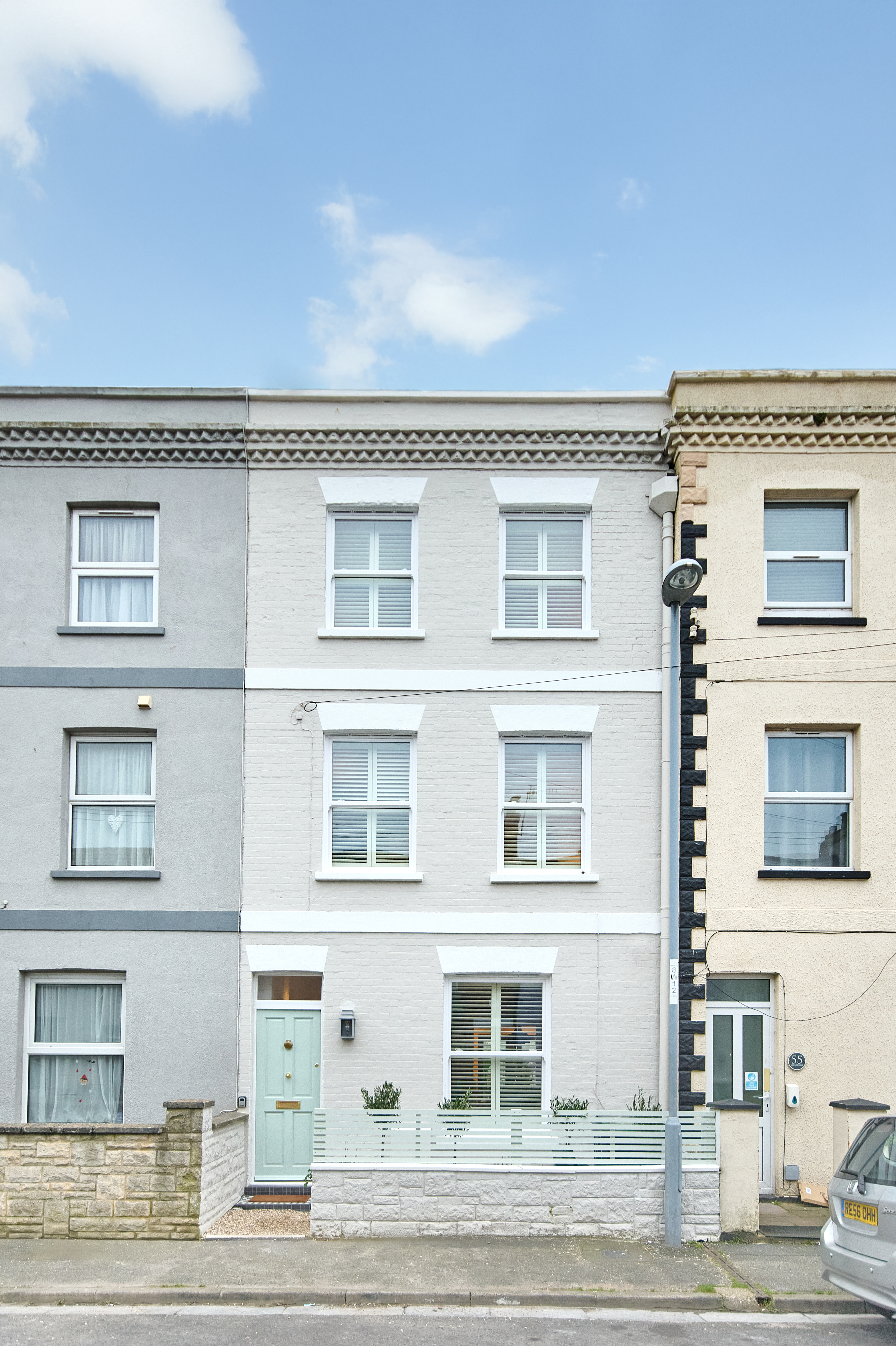 The Salt House - attractive front aspect of the town house