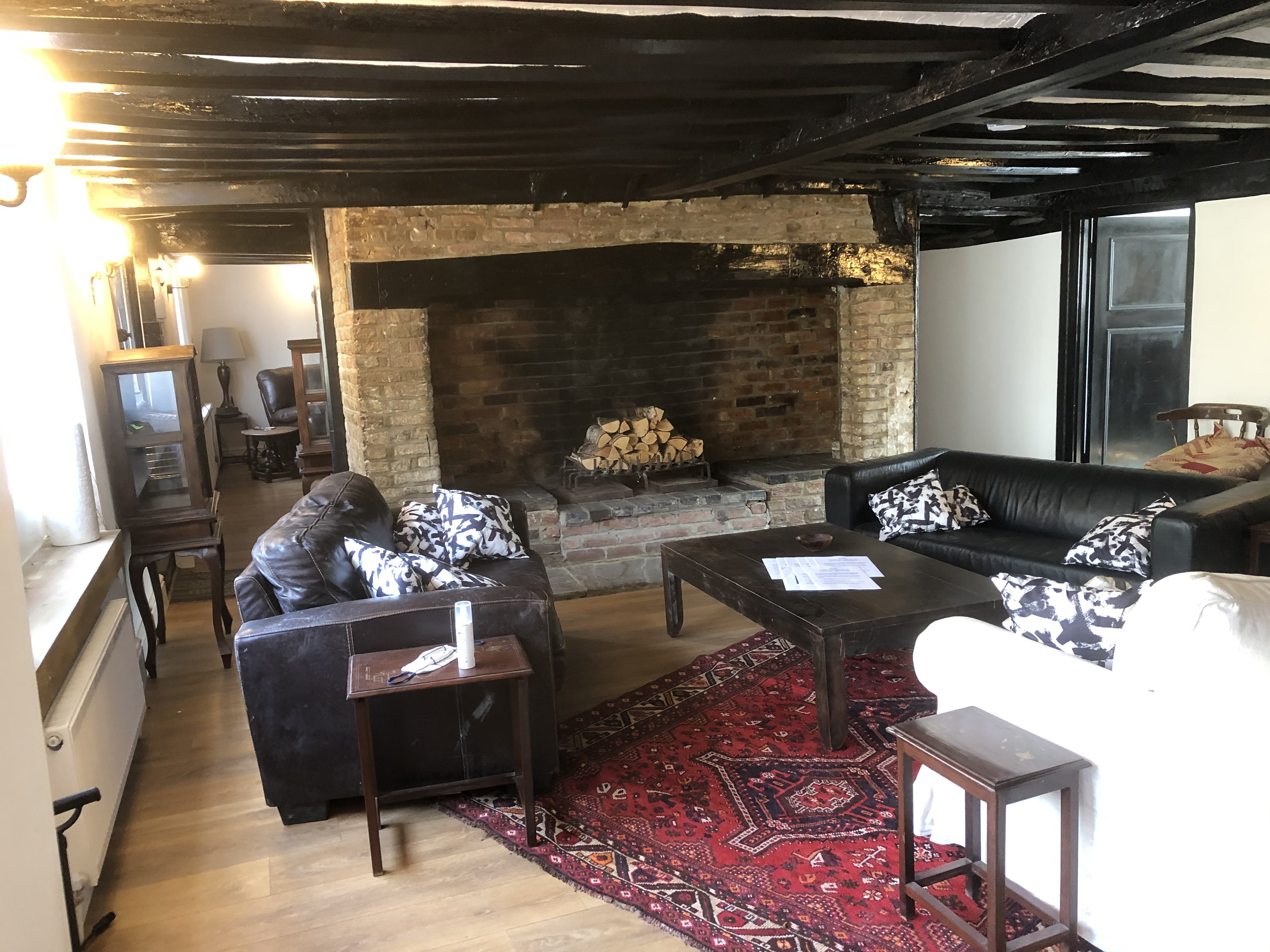 The Star - 14th century inglenook fireplace in the lounge