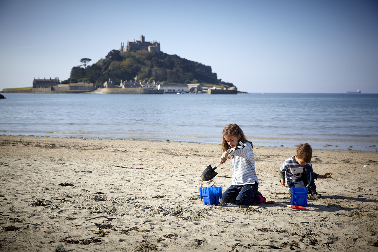 Trevara - Marazion beach and views over St Michael's Mount