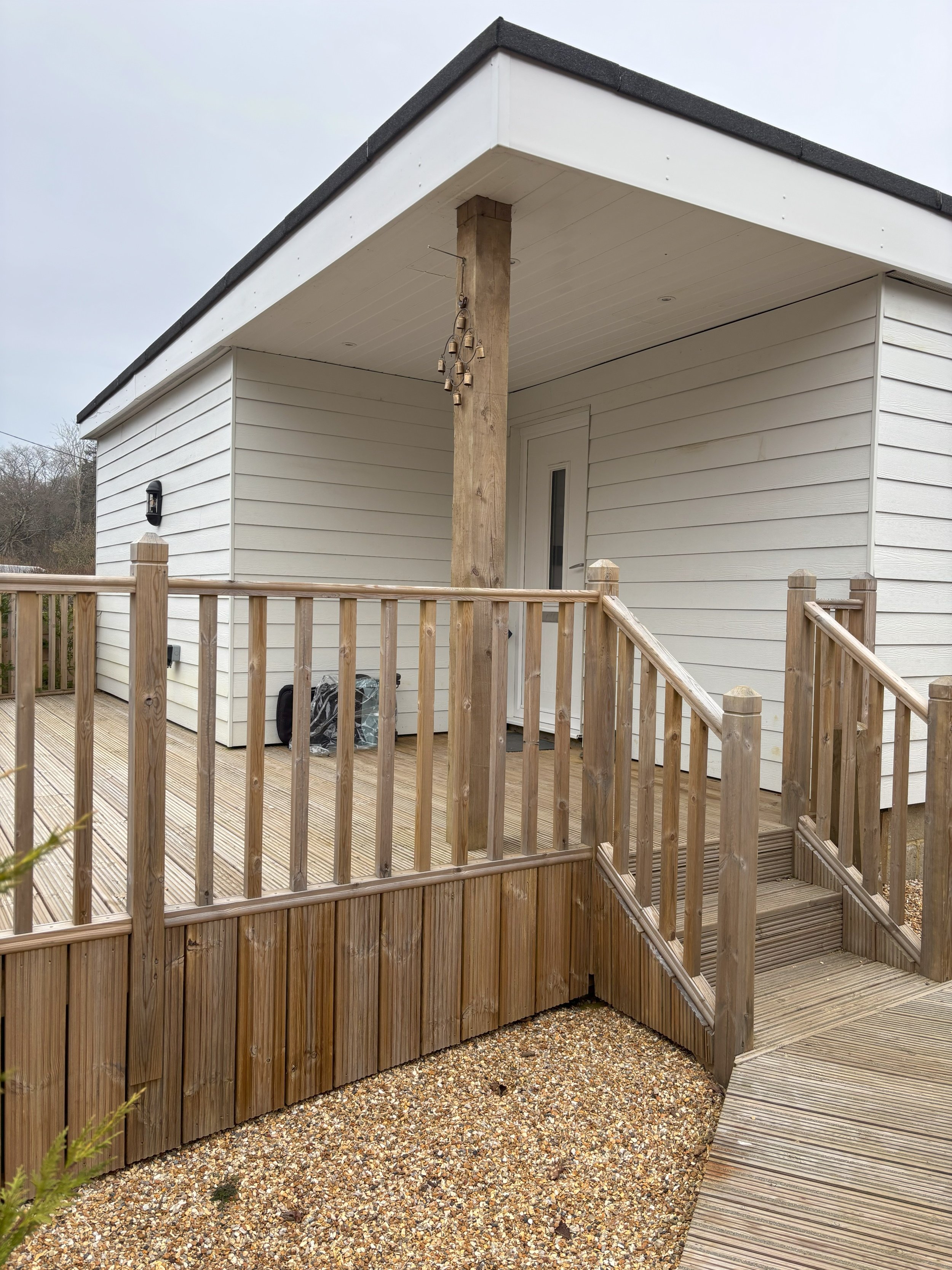 Blackfirs Farmhouse - entrance to the studio, adjacent to the house
