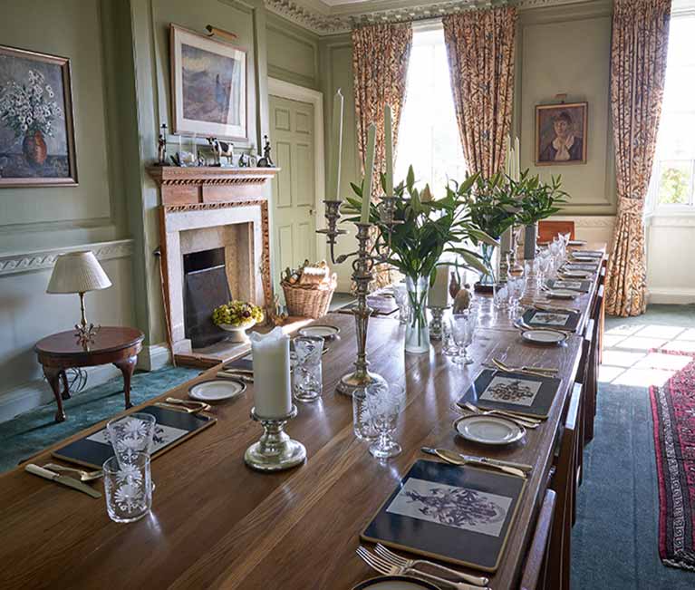 Patrick Brompton Hall - the luxury of sitting down together and eating