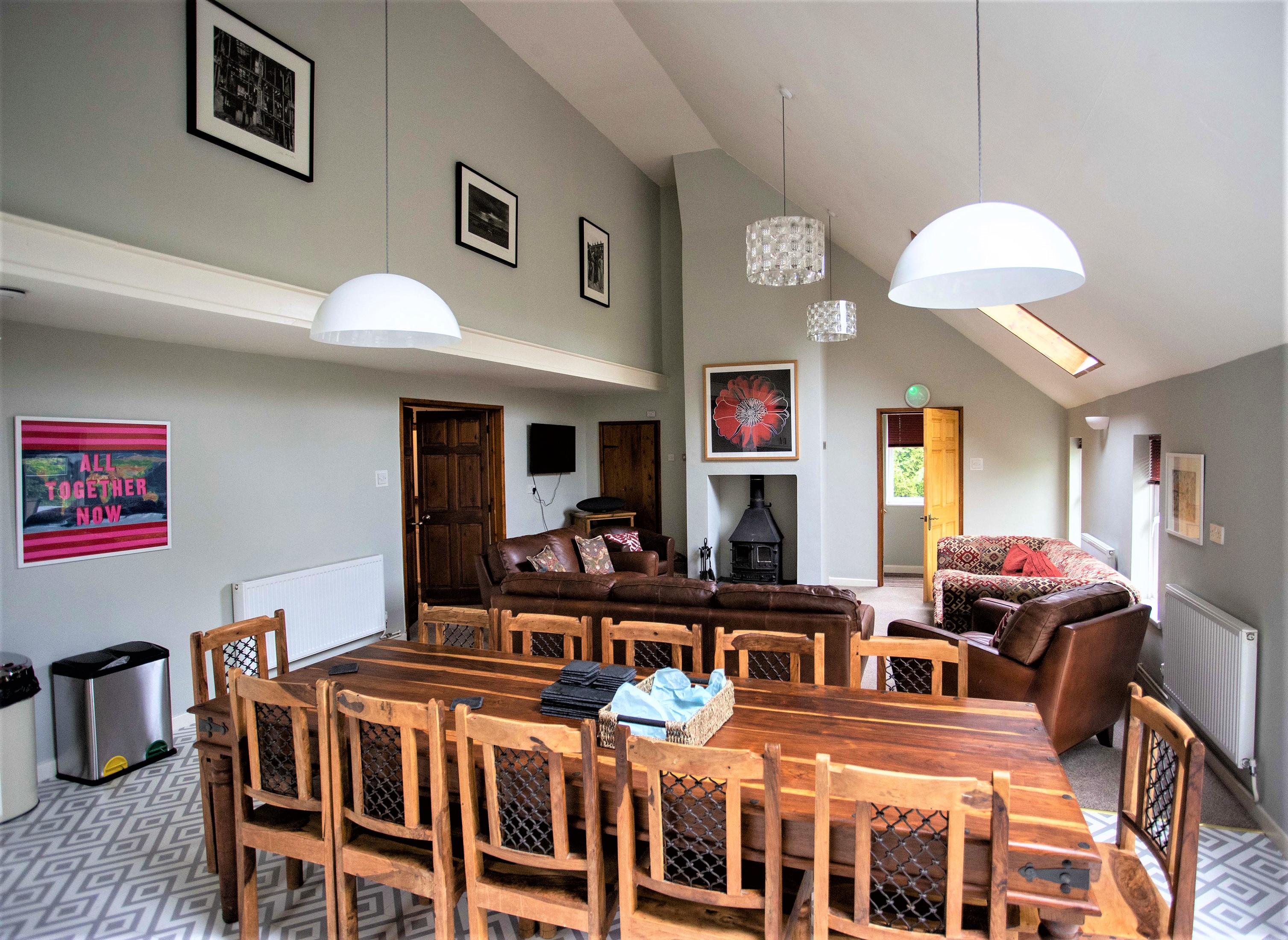 Honey Coach House - inside sociable dining for 16