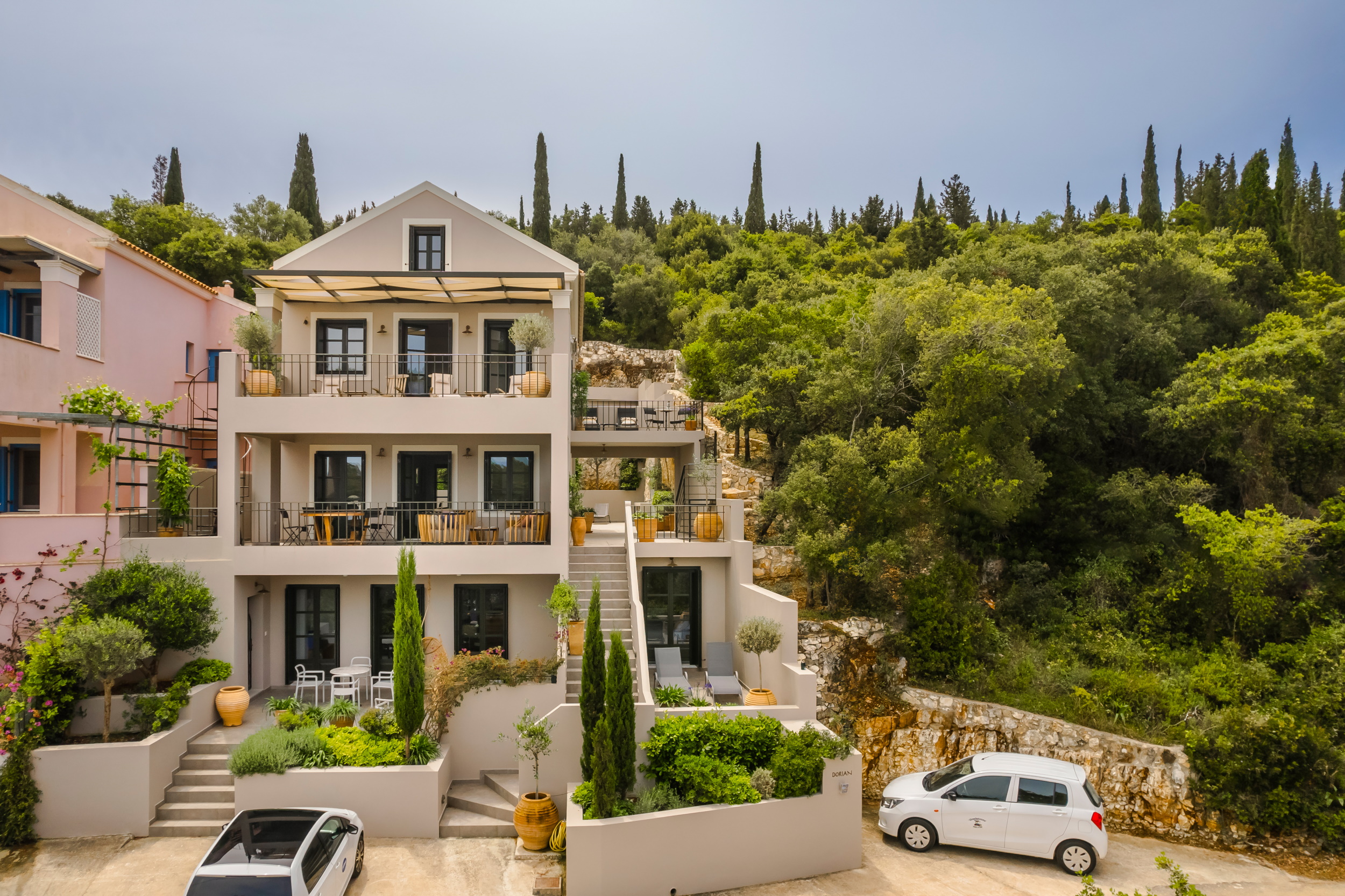 Villa Dorian Fiscardo - external aspect of the villa