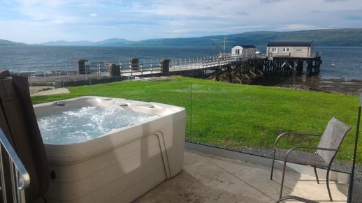 Salen Pier Holidays - soak in the bubbles and be inspired by Salen Bay
