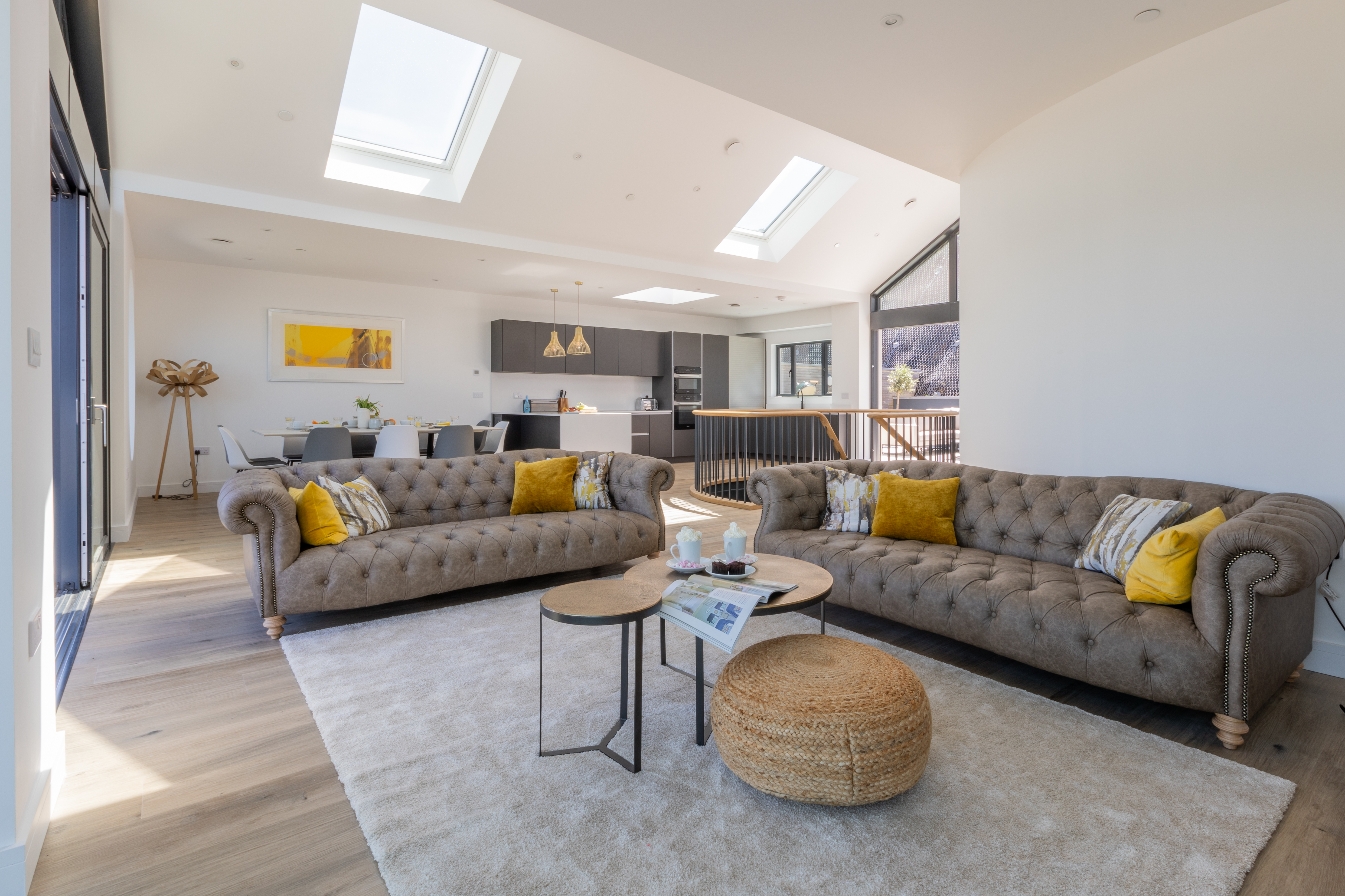 Ocean Skies - exquisite Chesterfields to sit back and enjoy the views