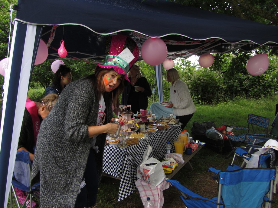 Mad Hatters Glamping - get into the party spirit in a mad hatter's costume