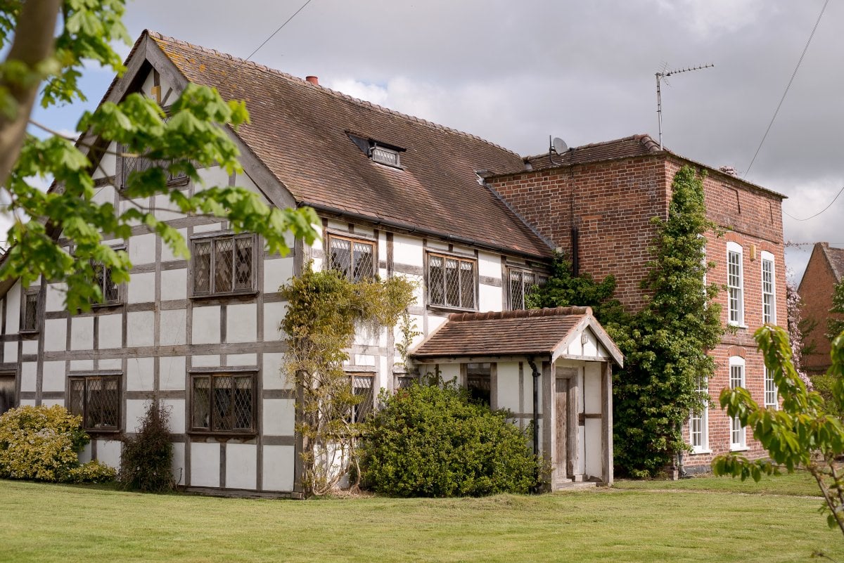 View of the front of the house