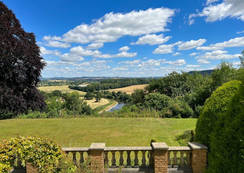 Pencraig Court has views over the river