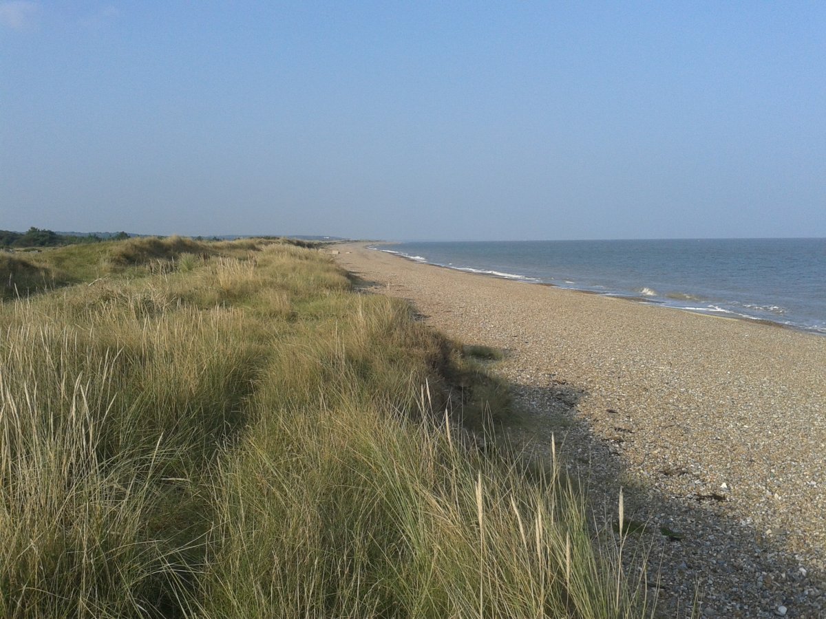 Dunwich beach just 6 miles away