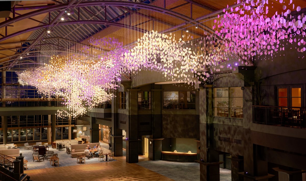 Atrium Sculpture at Fairmont