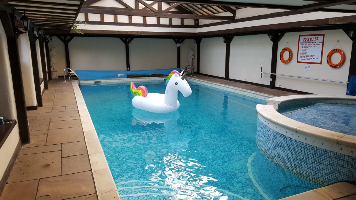 Heated indoor pool