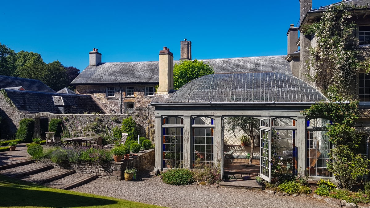 The Penpont glass house.