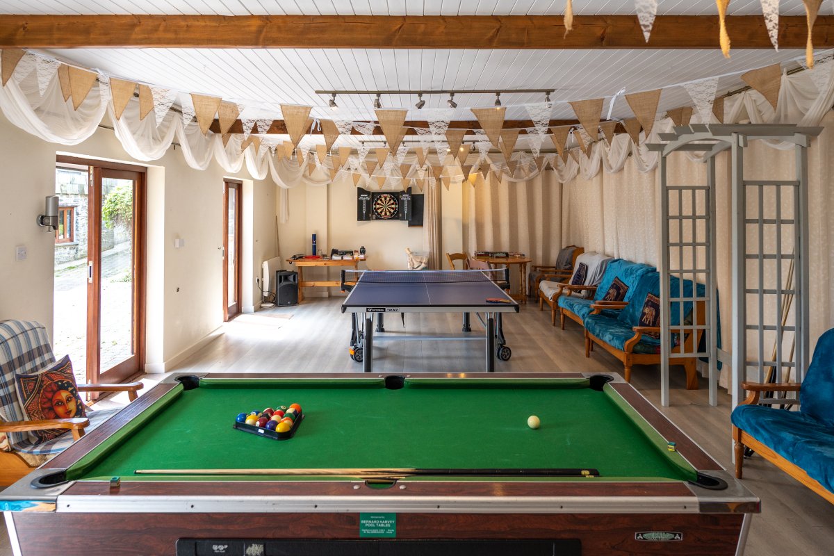 Games room at Ta Mill