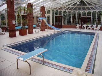 Our indoor pool - heated to 31 celsius and open all year 24/7