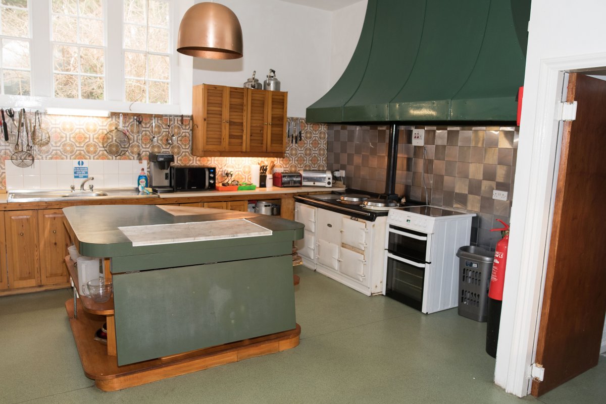 Large kitchen with utility room too