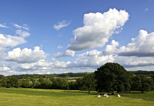 View from North Cadbury Court