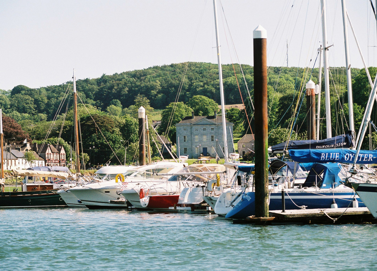 View of Crosshaven House from the marina