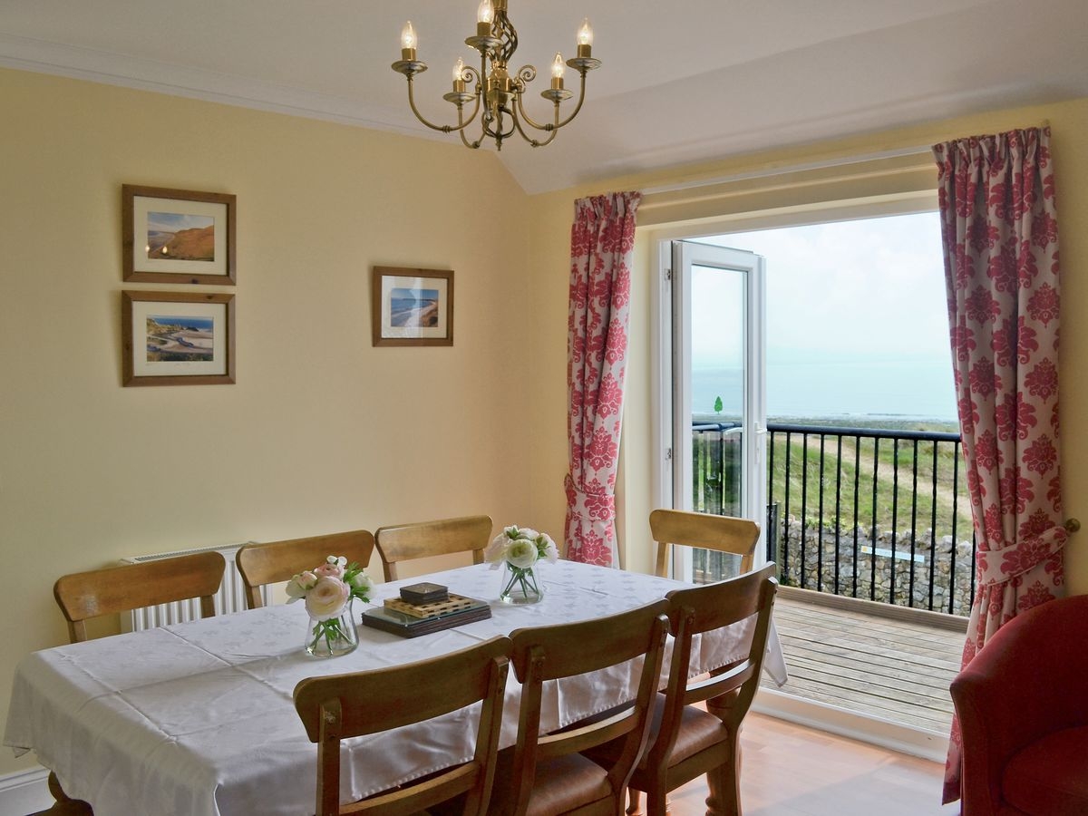 Dining area over looking the bay