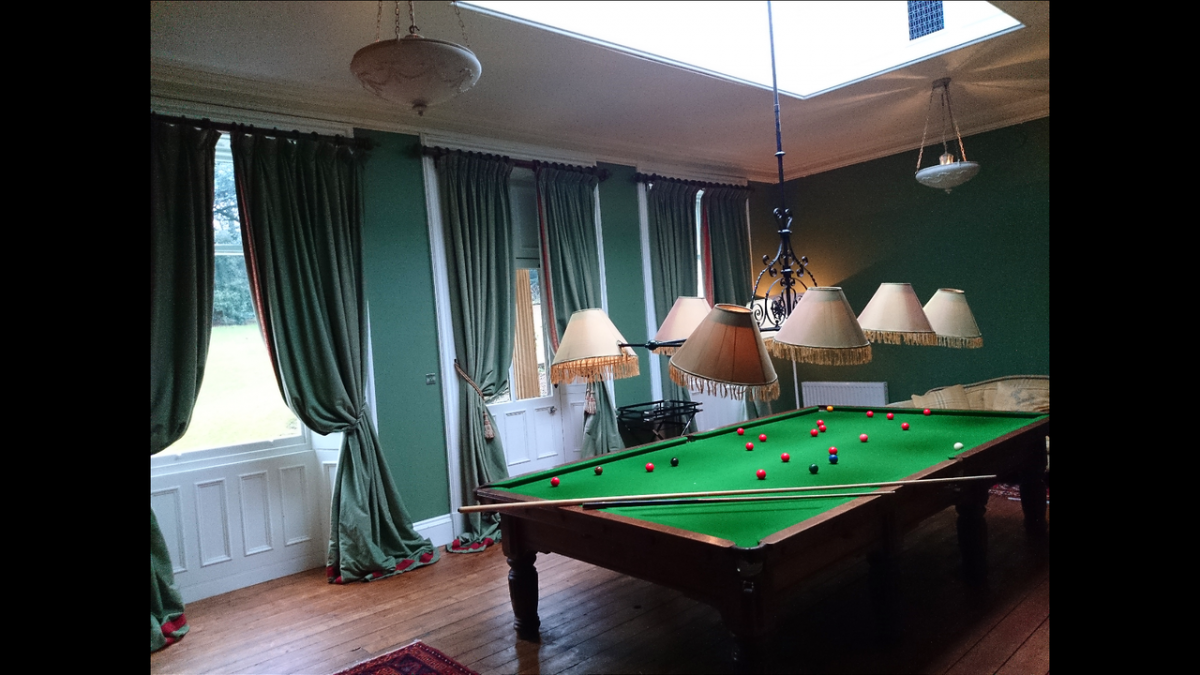 The billiard room