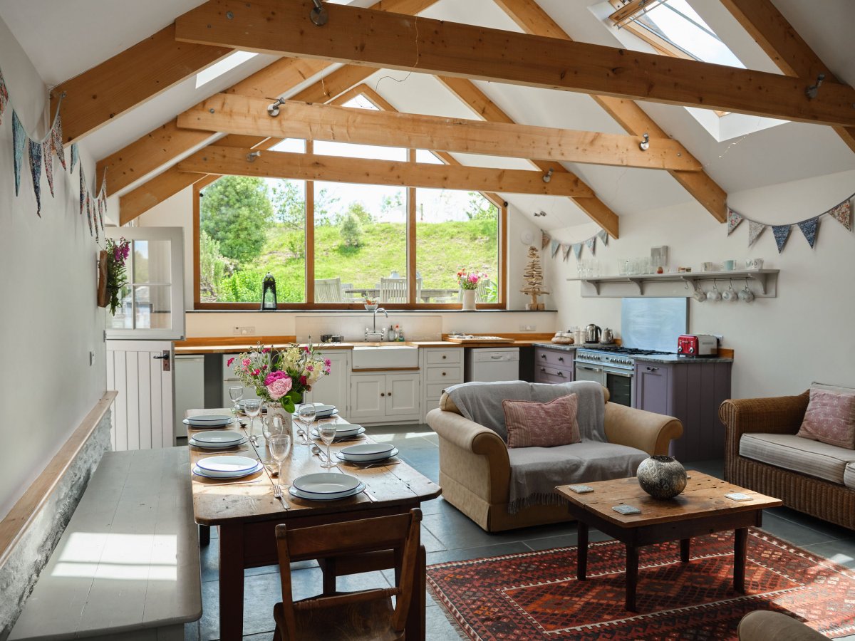 Long Barn open plan living space