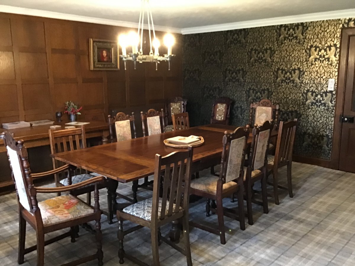 Newly decorated dining room