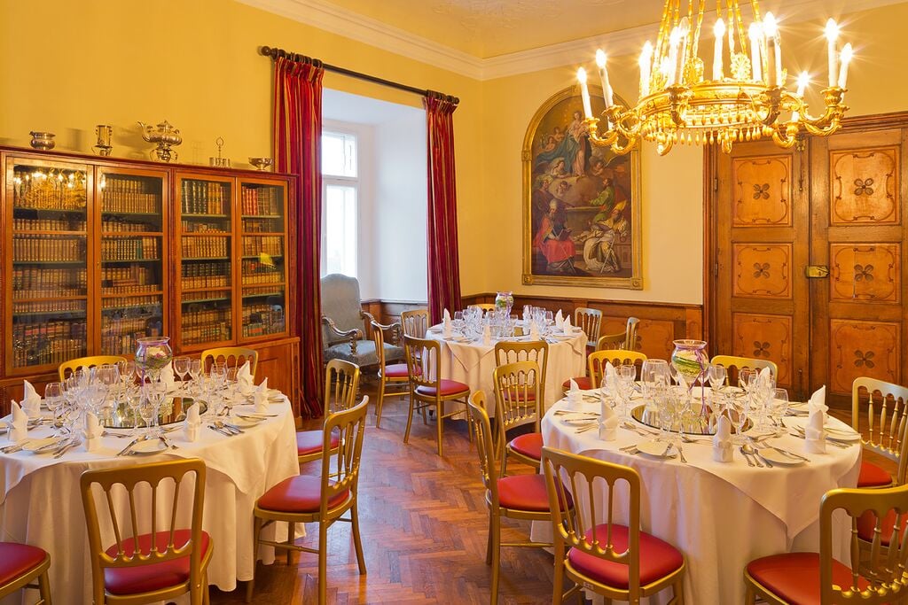 The beautiful dining room