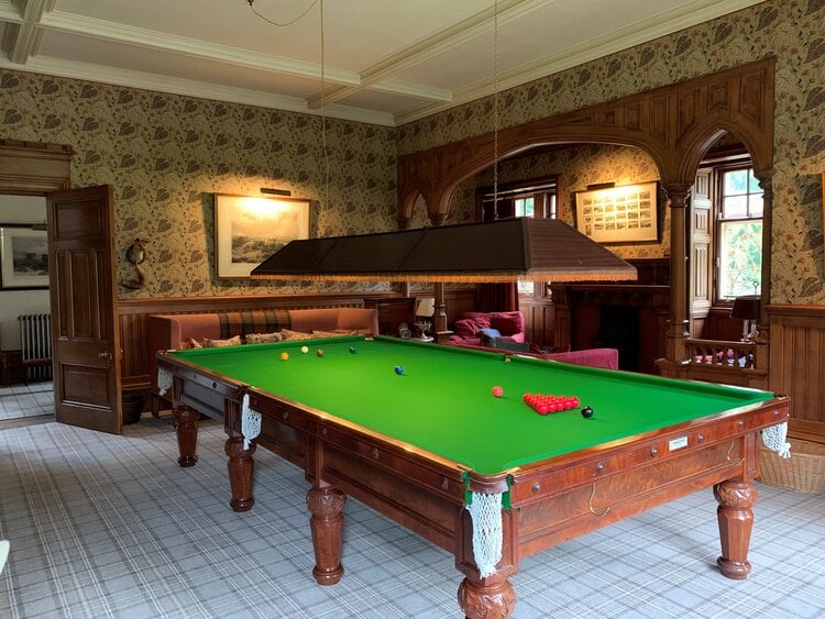Dungarthill House - full size snooker table