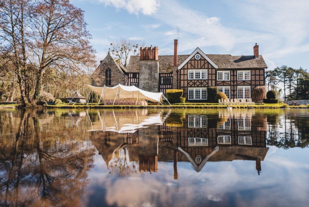 Brinsop Court - Wedding venue with marquee