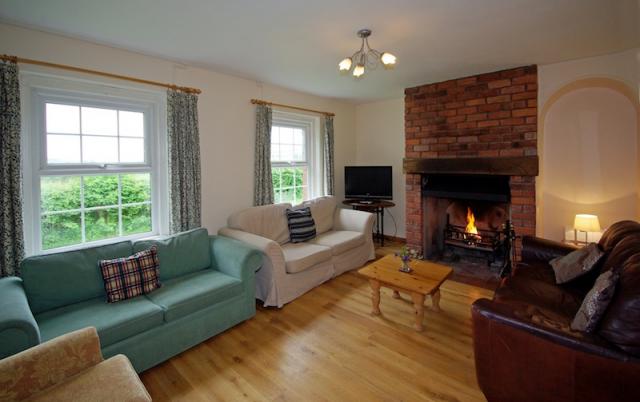 One of two cosy sitting rooms