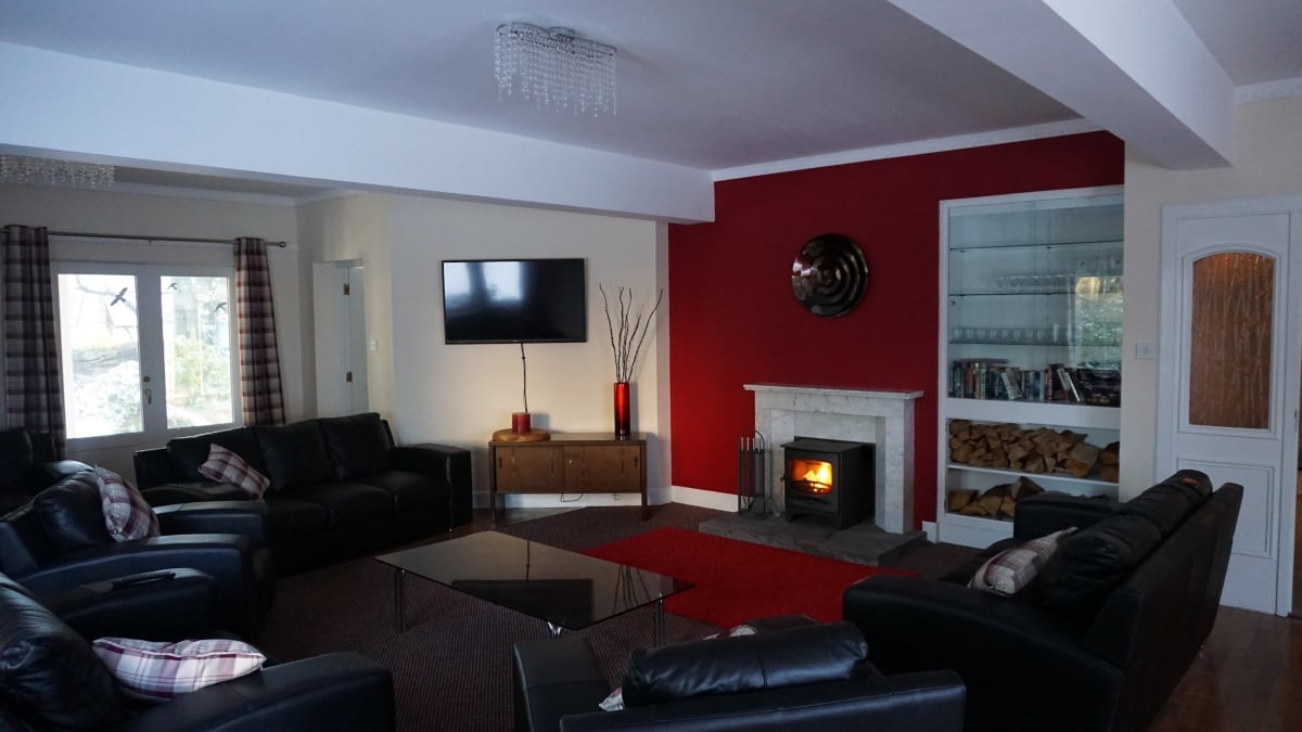 Living room in Moray Lodge