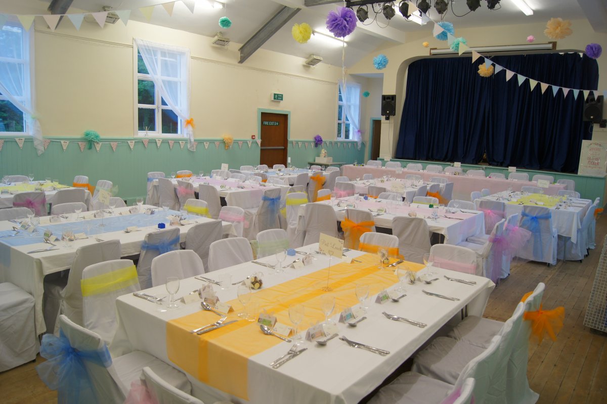 The Village Hall is ideal for celebrations