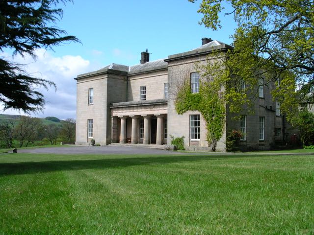 The main entrance to the Hall