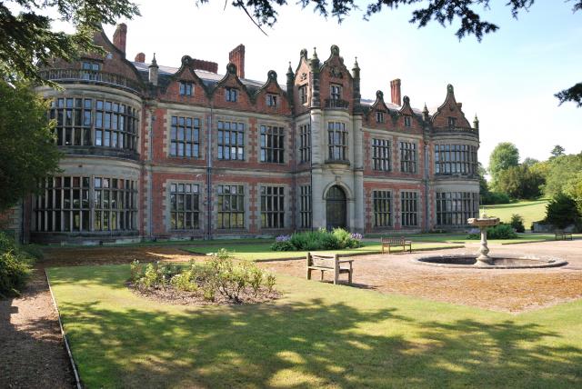 North Front of the house with formal garden
