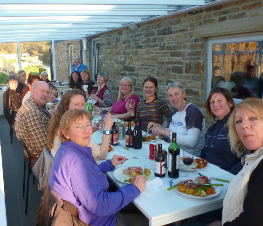 Dine together in our conservatory!