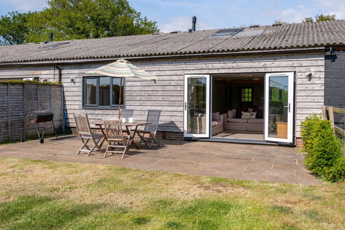 Edwards - access to seating area for the larger cottages