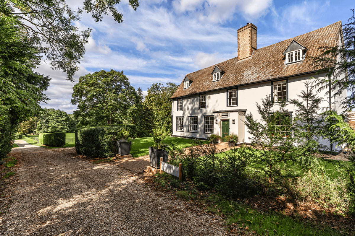 The Farmhouse at Nether Hall Estate - the entrance to the house