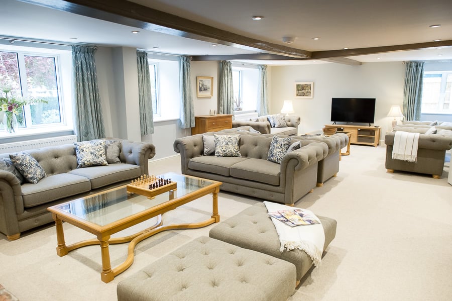 Formal Living Room at Stow Manor