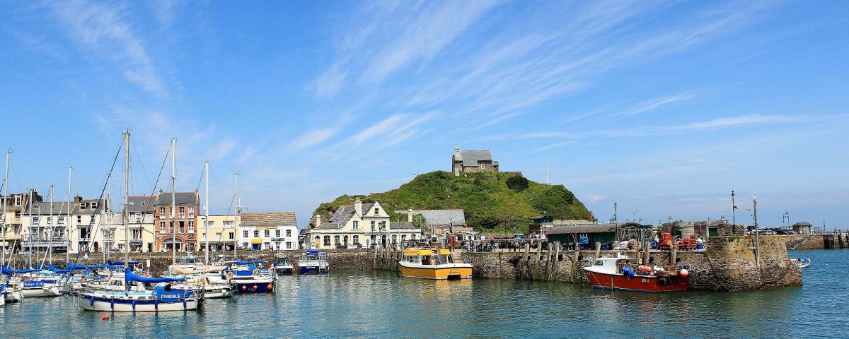 The pretty harbour at Ilfracombe