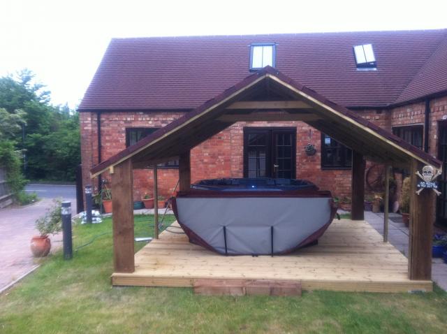 Church Farm Barn hot tub