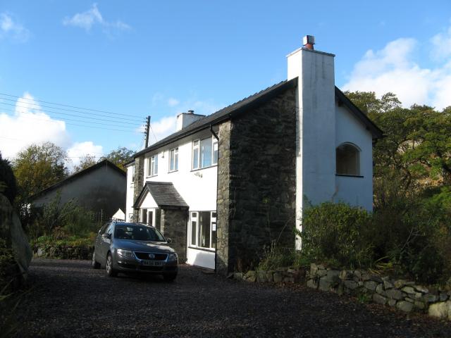 Front of Glan Dwr Mountain Lodge