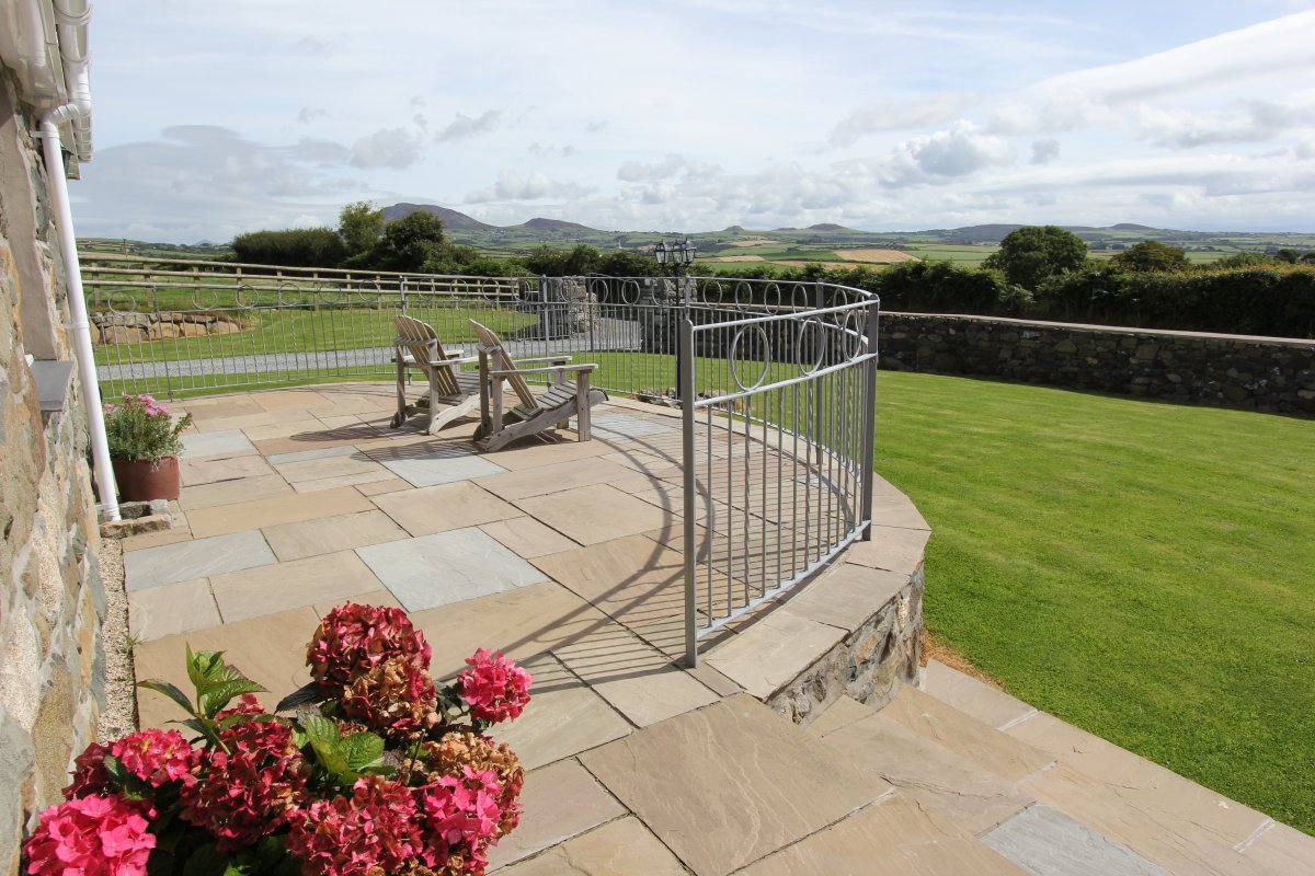 The beautiful view from the front of Deri