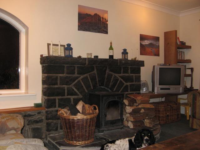 Sitting Room at Glan Dwr Mountain Lodge