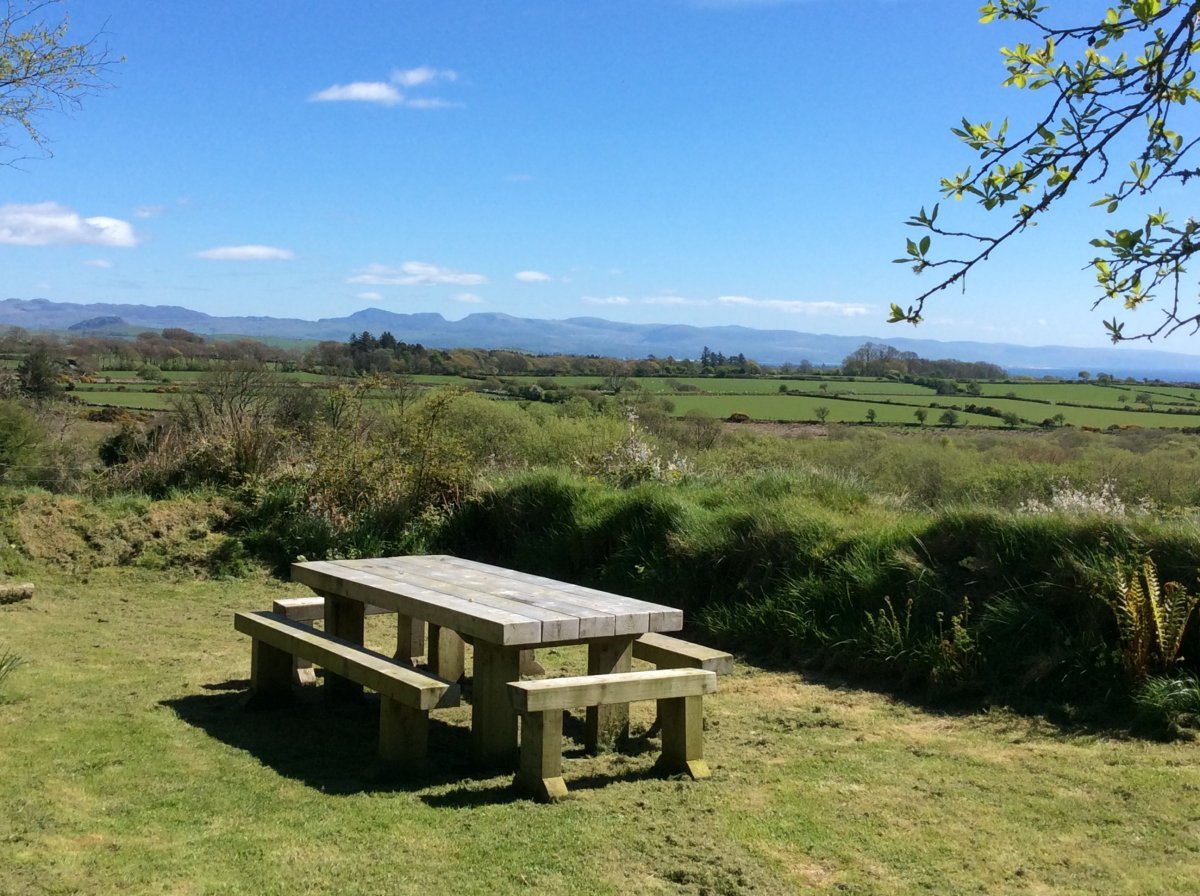 Picnic table with a view!